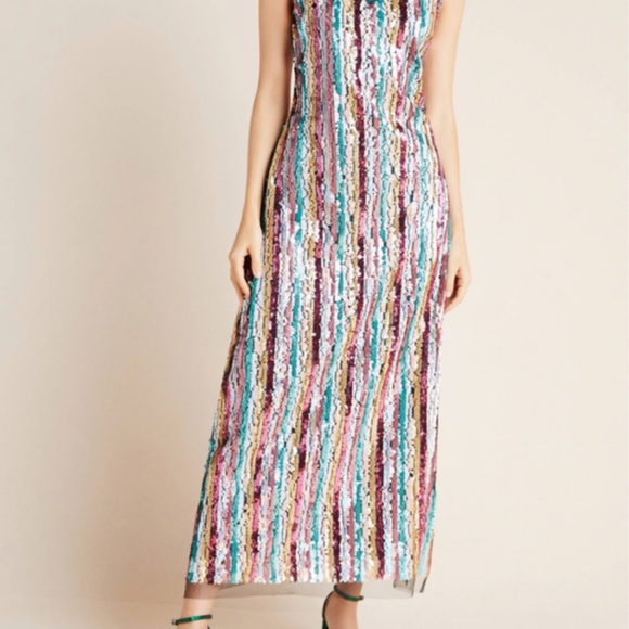 Marguerite sequenced slip dress - Picture 4 of 5